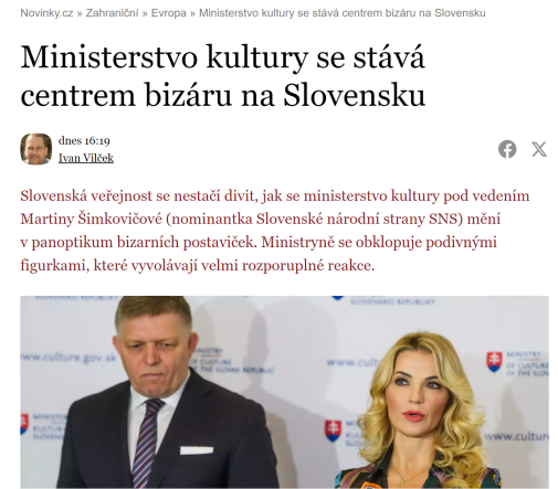 Už aj svet vie: Bizar na SK ministerstve